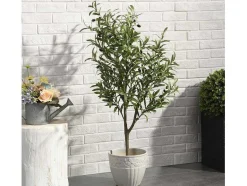 OZAIA Kunstplant-Kunstolijfboom Met Pot - H120 - Huesca