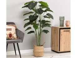 OZAIA Kunstplant-Kunstplant Taro Met Pot - H160 - Groen - Baja