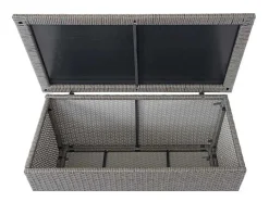 Vente-unique Tuinopslag-Kussenbox Van Polyrattan Mcw-D88 Iii, Basic Grijs, 51X100X50Cm 170L