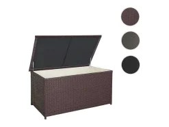 Vente-unique Tuinopslag-Kussenbox Van Polyrattan Mcw-D88 Iii, Premium Bruin, 80X160X94Cm 950L
