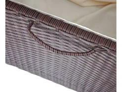 Vente-unique Tuinopslag-Kussenbox Van Polyrattan Mcw-D88 Iii, Premium Bruin, 80X160X94Cm 950L