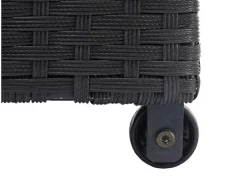 Vente-unique Tuinopslag-Kussenbox Van Polyrattan Mcw-D88 Iii, Premium Zwart, 51X100X50Cm 170L
