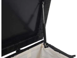 Vente-unique Tuinopslag-Kussenbox Van Polyrattan Mcw-D88 Iii, Premium Zwart, 51X100X50Cm 170L