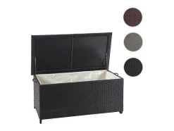 Vente-unique Tuinopslag-Kussenbox Van Polyrattan Mcw-D88 Iii, Premium Zwart, 51X100X50Cm 170L