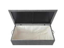 Vente-unique Tuinopslag-Kussenbox Van Polyrattan Mcw-D88 Iii, Premium Grijs, 80X160X94Cm 950L
