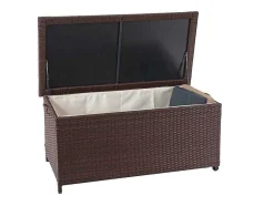 Vente-unique Tuinopslag-Kussenbox Van Polyrattan Mcw-D88 Iii, Premium Bruin, 51X115X59Cm 250L