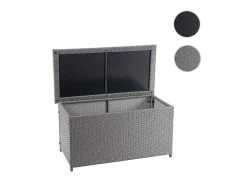 Vente-unique Tuinopslag-Kussenbox Van Polyrattan Mcw-D88 Iii, Basic Grijs, 51X115X59Cm 250L