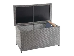 Vente-unique Tuinopslag-Kussenbox Van Polyrattan Mcw-D88 Iii, Basic Grijs, 51X115X59Cm 250L