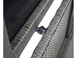 Vente-unique Tuinopslag-Kussenbox Van Polyrattan Mcw-D88 Iii, Basic Grijs, 51X115X59Cm 250L