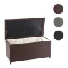 Vente-unique Tuinopslag-Kussenbox Van Polyrattan Mcw-D88 Iii, Premium Bruin, 51X100X50Cm 170L