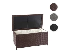 Vente-unique Tuinopslag-Kussenbox Van Polyrattan Mcw-D88 Iii, Premium Bruin, 51X100X50Cm 170L