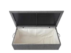 Vente-unique Tuinopslag-Kussenbox Van Polyrattan Mcw-D88 Iii, Premium Grijs, 51X115X59Cm 250L