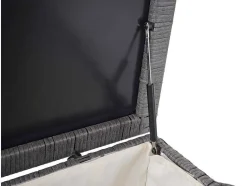 Vente-unique Tuinopslag-Kussenbox Van Polyrattan Mcw-D88 Iii, Premium Grijs, 51X115X59Cm 250L