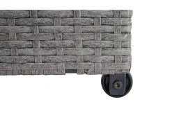 Vente-unique Tuinopslag-Kussenbox Van Polyrattan Mcw-D88 Iii, Premium Grijs, 51X115X59Cm 250L