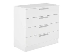 Vente-unique Ladekast-Ladekast Mathias - 4 Laden - Wit