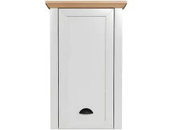 Vente-unique Muurkast Badkamer-Landside Badkamerkast Wandophanging, 1 Deur, Grijs.