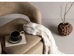 Vente-unique Aanbiedingen: Zitbank & Fauteuil-Laurel Fauteuil Bruin.