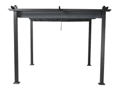 Vente-unique Parasol-Lazio Pergola Grijs.