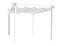 Vente-unique Parasol-Lazio Pergola Wit.