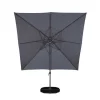 Vente-unique Parasol-Leeds Parasol Grijszwart.