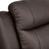 Vente-unique Relaxbanken Met Manuele Relaxfunctie-Leren Relaxhoekbank Evasion - Bruin