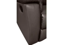 Vente-unique Relaxbanken Met Manuele Relaxfunctie-Leren Relaxhoekbank Evasion - Bruin