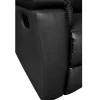 Vente-unique Hoekbank-Leren Relaxhoekbank Evasion - Zwart