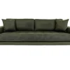 Vente-unique Bankstel 3+2-Lido Bank 3 Persoons 2 Kussens Groen.
