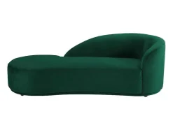 PASCAL MORABITO Chaise Longue-Linkse Chaise Longue Met Bekleding In Groen Fluweel Lonigo Van