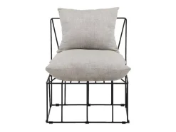 Vente-unique Relaxfauteuil-Livonia Fauteuil Beige.