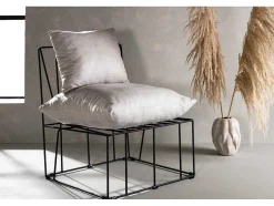 Vente-unique Relaxfauteuil-Livonia Fauteuil Beige.