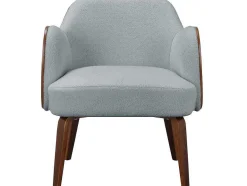 Loft24 Fauteuil Met Holle Rugleuning-Loungestoel Dolly Grijs