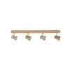 EPIKASA Aanbiedingen: Woonaccessoires-Lucy Plafondlamp, Eiken, 50X9X15 Cm,
