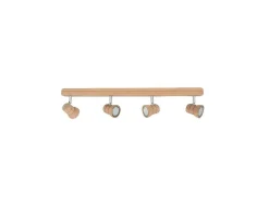EPIKASA Aanbiedingen: Woonaccessoires-Lucy Plafondlamp, Eiken, 50X9X15 Cm,