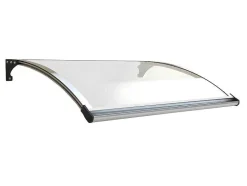 Vente-unique Luifel En Afdak-Luifel Met Led-Verlichting Neoned Van Aluminium - 120 X 100 Cm