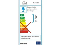 EPIKASA Wandlamp-Luna Wandlamp, Wit, 10X4,7X13 Cm,