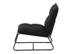 Vente-unique Aanbiedingen: Zitbank & Fauteuil-Madison Fauteuil Zwart.