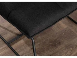 Vente-unique Aanbiedingen: Zitbank & Fauteuil-Madison Fauteuil Zwart.