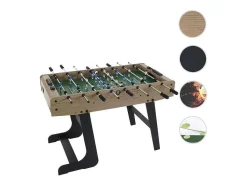Vente-unique Spel Voor Binnen-Manchester Opvouwbare Voetbaltafel, Natuur