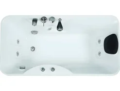 Shower & Design Massagebad-Massagebad Gavino - 1 Persoon - 75X150Xh65Cm - Linkse Hoek
