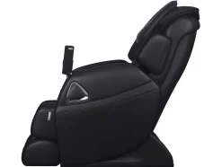 Vente-unique Fauteuil Kunstleer-Massagestoel Leto Van Kunstleer - Nul Zwaartekracht Systeem - Zwart