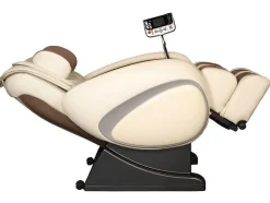 Vente-unique Fauteuil Kunstleer-Massagestoel Moon - Met Moon-Systeem - Beige