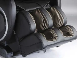 Vente-unique Fauteuil Kunstleer-Massagestoel Moon - Met Moon-Systeem - Beige