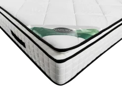NATUREA Schuimmatras-Matras 180 X 200 Cm Schuim En Tijk Van Bamboe, Dikte 23 Cm - Adana Van