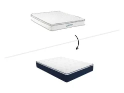 Ysmée Aanbiedingen: Slaapkamer & Kantoor-Matras 140X190Cm Met Pocketveren En Bijpassende Topmatras Dikte 24Cm - Altier Van Dreamea