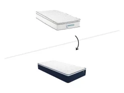 Ysmée Eenpersoons Matras-Matras 800X190Cm Met Pocketveren En Bijpassende Topmatras Dikte 24Cm - Altier Van Dreamea