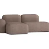 Atio Vierzitsbank-Max Modulaire Bank 3 Zits Bruin