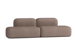 Atio 2En 3-Zitsbank-Max Modulaire Bank 4 Zits Bruin