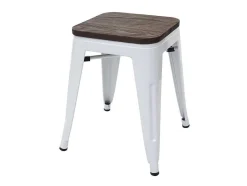 Vente-unique Kruk-Mcw-A73 Kruk Incl. Houten Zitting, Wit