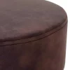 Vente-unique Kruk-Mcw-C22 Kruk, Imitatie Suede, Vintage Donkerbruin